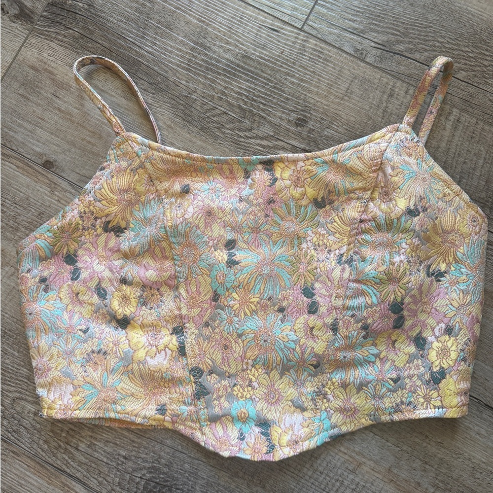 SHEIN Multicolor Floral Camisole Top